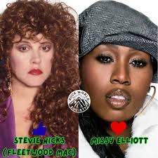 Stevie Nicks of Fleetwood Mac brought rock its mystical edge with  enchanting vocals, poetic lyrics, and a presence that felt otherworldly.  Missy Elliott transformed hip-hop with innovative beats, bold creativity,  and visuals