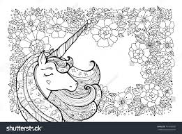 Your little one will enjoy letting their imagination run wild with this unicorn pony coloring page. Unicorn Design Coloring Pages Coloring And Drawing