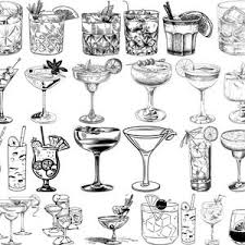 Cocktail Bundle Svg, Cocktail Cut Files, Cocktails Decal, Alcohol Svg,  Instant Download, Digital Download, Cricut File, Cocktails Bundle Eps