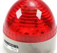 Othmro TB-60 12V 12W Warning Light Industrial Signal Light Tower Lamp,  Column LED Alarm Round Tower Light Indicator Continuous Light Plastic ...