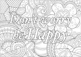 Aston martin coloring book $ 6.99; Don T Worry Be Happy Positive Inspiring Quotes Adult Coloring Pages