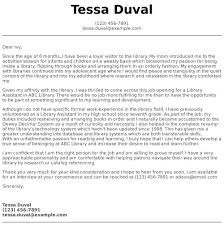 Library Assistant Cover Letter Examples Samples Templates Resume Com