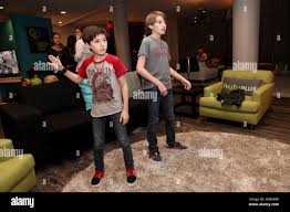Mason Cook, left, and his brother Lane Cook are seen at the G3 Miracle  Lounge presented