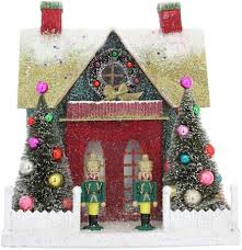 Amazon.com: Cody Foster & Co El Aldea de Navidad Chalet Brillante Brillante  y Brillante Edificio HOU-287 : Hogar y Cocina