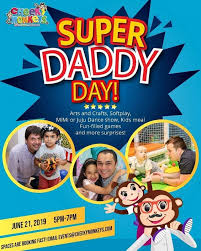 Impertinently bold, often in a way that is regarded as endearing or amusing. Super Daddy Day Cheeky Monkeys The Pointe Tickikids Dubai