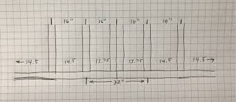 May 31, 2019 · while advanced wall scanners exist, franklin stud finders economically solve the problem of locating studs in a visual manner. Framing Long Walls In Sections And Keeping 16 Oc Layout Home Improvement Stack Exchange