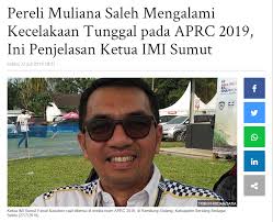 KLARIFIKASI] Pengurus IMI bantah ada korban jiwa di kecelakaan Reli Mobil  APRC 2019