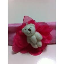 Paper Faces Ayicik Suslemeli Toz Pembe Cocuk Sac Bandi Ayicik Pembe Kostum