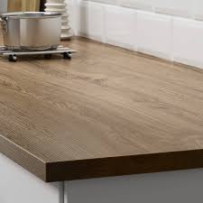 Ekbacken Plan De Travail Motif Chene Fonce 246x2 Ikea En 2020 Plan De Travail Comptoir Ikea