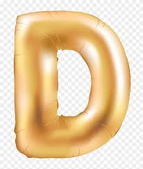 Il existe 2 grands types d'alphabets, l'alphabet international et l'alphabet français (qui a des spécificités, pour les caractères accentués ou les chiffres). Gold Metallic Helium Alphabet Balloon Foil Letter D Vector Png Similar Png