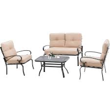The acme furniture acme shanish 2 piece nesting coffee table set provides a sophisticated pair of matching tables for use in your foyer, lounge, or living room. Incbruce 4pcs Outdoor Indoor Patio Furniture Conversation Set Loveseat Coffee Table 2 Chairs Steel Frame Patio Buy Online In Andorra At Andorra Desertcart Com Productid 191427413