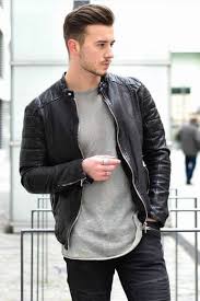 Long Black Jacket Mens Jackets Men Fashion Leather Jacket Men Mens Fashion Casual