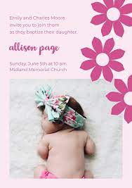The best bible verses to include with your christening card message for a baby dedication. Free Christening And Baptism Invitations With Online Templates Adobe Spark Post