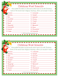 It's a word board game which requires minimum two to maximum of four players. Christmas Word Scramble
