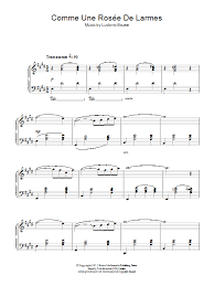 Comme une image on wn network delivers the latest videos and editable pages for news & events, including entertainment, music, sports, science and more, sign up and share your playlists. Comme Une Rosee De Larmes Noten Ludovic Bource Klavier Solo