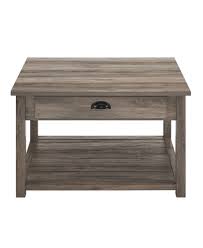 Coffee table uno grey coffee table loungelovers dreaded. Walker Edison 30 Square Country Coffee Table Grey Wash Bbf30cysqctgw Best Buy