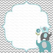 Free Printable Kids Birthday Party Invitations Templates Free Free Printable Baby Shower Invitations Baby Shower Printables Elephant Baby Shower Invitations