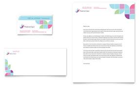 We keep going through our weekly journey checking out great logos! Medical Spa Business Card Letterhead Template Design Spa Business Cards Business Card Template Letterhead Template