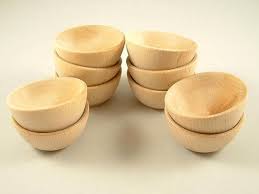 10 Mini Wood Bowls 2 1 2 Inch Salt Bowl Pinch Bowl Etsy Wood Bowls Wooden Bowls Pinch Bowls