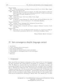 The development of grammar : Http Paul Igl Uni Freiburg De Kaufmann Userfiles Downloads Non Convergence 20despite 20language 20contact Pdf