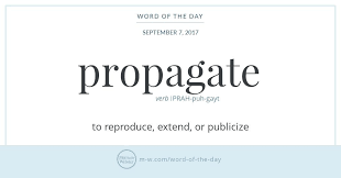 Word Of The Day Propagate Uncommon Words Weird Words English Vocabulary Words