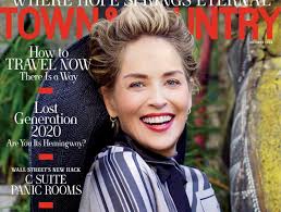 The actor, 62, shared photographs on. Sharon Stone Town Country October 2020 Thefashionspot