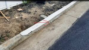 Learn how to pour a small concrete slab. How To Pour A Concrete Curb Youtube
