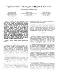 Discover solutions to the world's most urgent challenges. Pdf Application Of Ontologies In Higher Education A Systematic Mapping Study