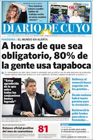 Suscríbete a la edición de papel de diario de cádiz. Diarios Argentinos Portadas Del Dia 18 01 2021 Sitio Oficial Diario De Cuyo