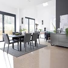 Get set for grey dining table and chairs at argos. Palermo Extending Dining Table Dark Grey Glasswells
