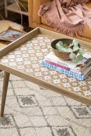 The most widely available options are rectangular wood tables. Alice And Loisdiy Stenciled Coffee Table Alice And Lois