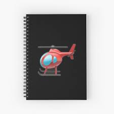 I even think that he actually wanted it to be leaked. Tony Lopez Helicopter Spiral Notebooks Redbubble