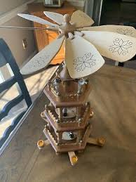 Lowe's is your holiday hub for christmas decorations, hanukkah decorations and more to ensure your home is full of warmth and good cheer. Silvestri Wood 3 Tiered Christmas Nativity Candle Pyramid Windmill Carousel 18 Ebay
