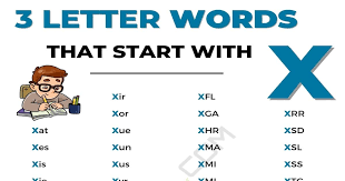 As anyone who has ever learned a language knows, translation between languages is difficult. 3 Letter Words With X Awesome List Of Three Letter Words With X 7esl