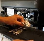 REPLACING MITSUBISHI TV DLP CHIP FIXING BLACK AND WHITES DOTS