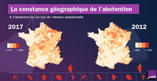 Le 1er tour de l'élection présidentielle 2017 avait marqué une fracture géographique profonde de la france. Abstention 50 Ans De Montee Vers Les Sommets