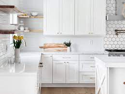 The ideal upper cabinet height is 54 inches above the floor. Guide To Standard Kitchen Cabinet Dimensions