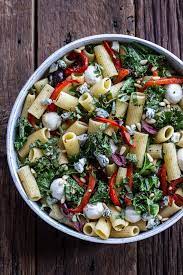 Simple Grilled Kale Red Pepper Tuscan Pasta Salad Half Baked Harvest Recipe Grilled Kale Pasta Dishes Easy Pasta