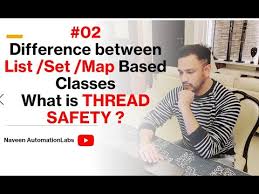 <map> is for map 4. 2 Difference Between List Set Map Based Classes Ordering Access Key Value Duplicate Thread Safe Youtube
