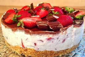 Yogurette Erdbeer Torte Einfach Nur Lecker Kuchen Und Torten Rezepte Kuchen Und Torten Erdbeer Torte