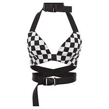 Black And White Plaid Tank Top Pin On Great Outfits Bi Power