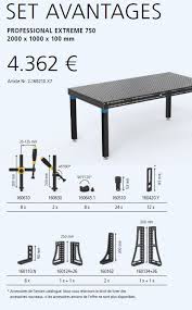 Offre Speciale Table De Soudure Systeme 16 Avec Son Set D Accessoires Table De Soudure Table De Soudage Et Table