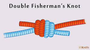 Double fisherman's knot tying instructions lay the ends of two lines parallel to each other. How To Tie A Double Fisherman S Knot