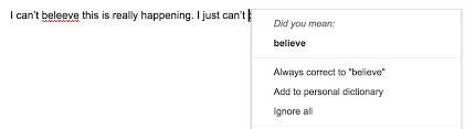 What Does Ignore And Ignore All Really Mean In Spell Check User Experience Stack Exchange