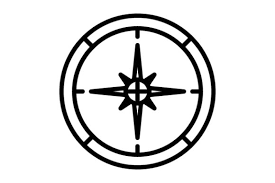 Download Compass Line Icon Design Vector Graphic By Scribble Liners Creative Fabrica SVG Cut Files