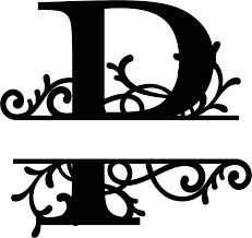 Download Flourished Split Monogram P Letter Eps Free Vector Download 3axis Co