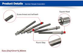 china hanyee bolt and nuts size chart 8 8 grade stud bolt