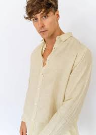 Aurum - Long Sleeve Italian Linen Shirt - Mr. Linen Co – MR. LINEN CO