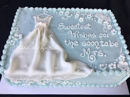 Bridal Dress Buttercream Cake In Pale Blue Wedding Shower Cakes Bridal Wedding Cakes Bridal Shower Cakes