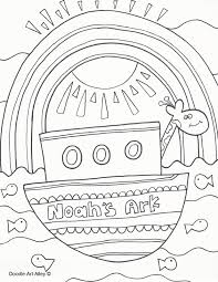 Noah ark coloring pages are a fun way for kids of all ages to develop creativity focus. Noah Coloring Pages Religious Doodles